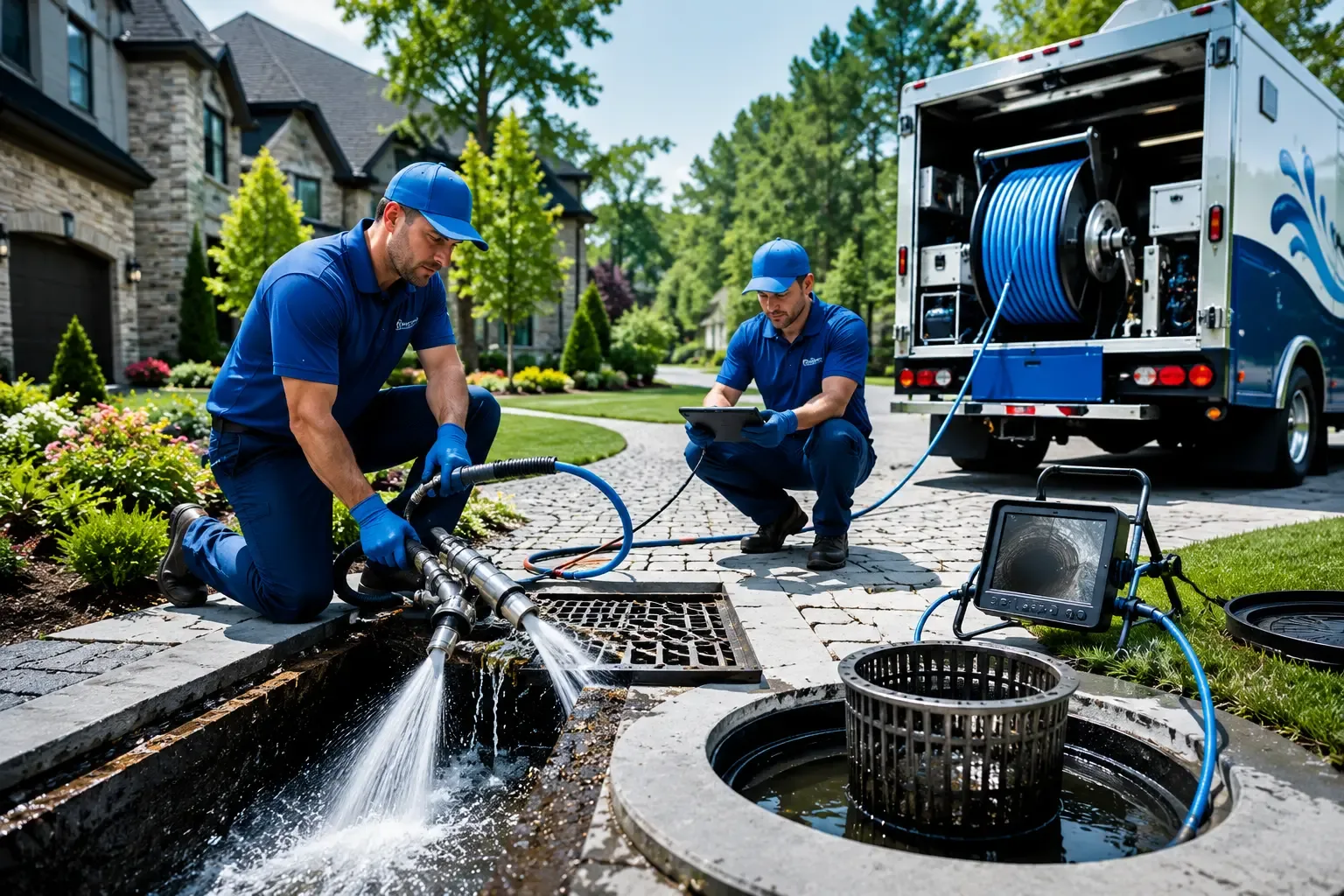 Local outdoor drain cleaning professionals in Bells, TX