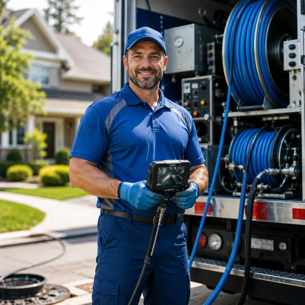 Local outdoor drain cleaning specialists in Bells, TX